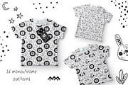 Scandinavian Monochrome Cute Animals, a Background Graphic by Irene_Boiko_ART (Thumbnail 6 of 8)