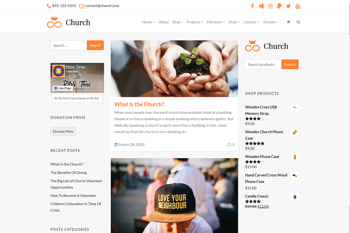 Church Religious WordPress Theme, a WordPress Template by Visualmodo (Photo 7 of 31)