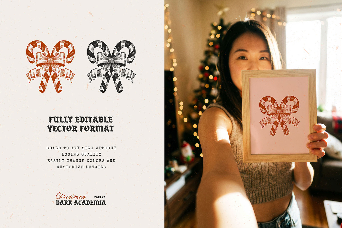 Dark Academia Xmas | Illustration, an Object Illustration by KetteCreate (Photo 17 of 18)