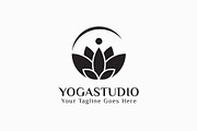 Yoga Studio Logo, a Branding & Logo Template by Shocky Design Studio (Thumbnail 3 of 8)