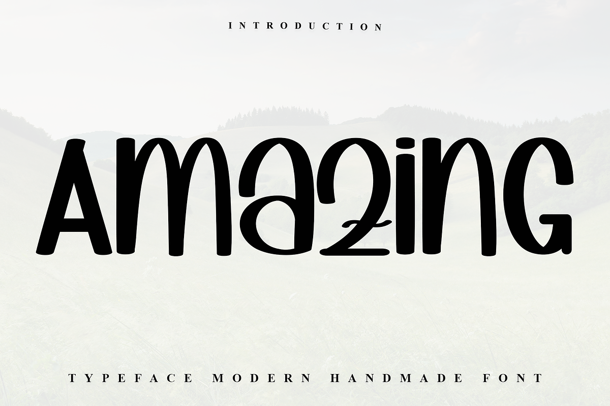 Amazing, a Sans Serif Font by InermediaSTUDIO (Photo 5 of 7)