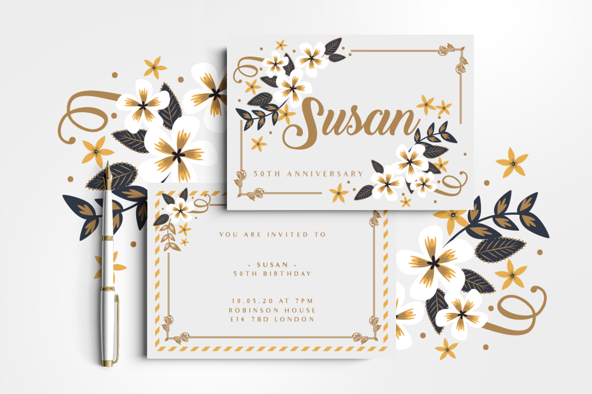 Monaco Elegant Invitation Set, a Card Template by Werlang Paper (Photo 3 of 3)