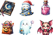 Halloween Sticker Png Bundle, an Illustration by Designking (Thumbnail 3 of 4)