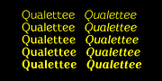 Qualettee, a Sans Serif Font by Ingrimayne Type (Thumbnail 3 of 8)
