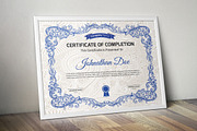 Certificate Word | PSD | AI, a Stationery Template by Curve Design (Thumbnail 3 of 6)