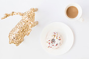 Gold Christmas Images & PSD Mockups, a Print Template by Kreanille Design (Thumbnail 3 of 3)