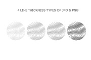 24 Vector Topographic Maps, a Texture Illustration by RDShop (Thumbnail 2 of 6)