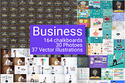 200+ business illustrations, a Templates & Theme by Somjai King (Thumbnail 1 of 6)