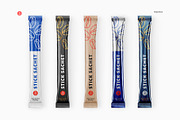 Stick Sachet Mockup - Top View, a Packaging Mockup by HelenStock (Thumbnail 3 of 9)