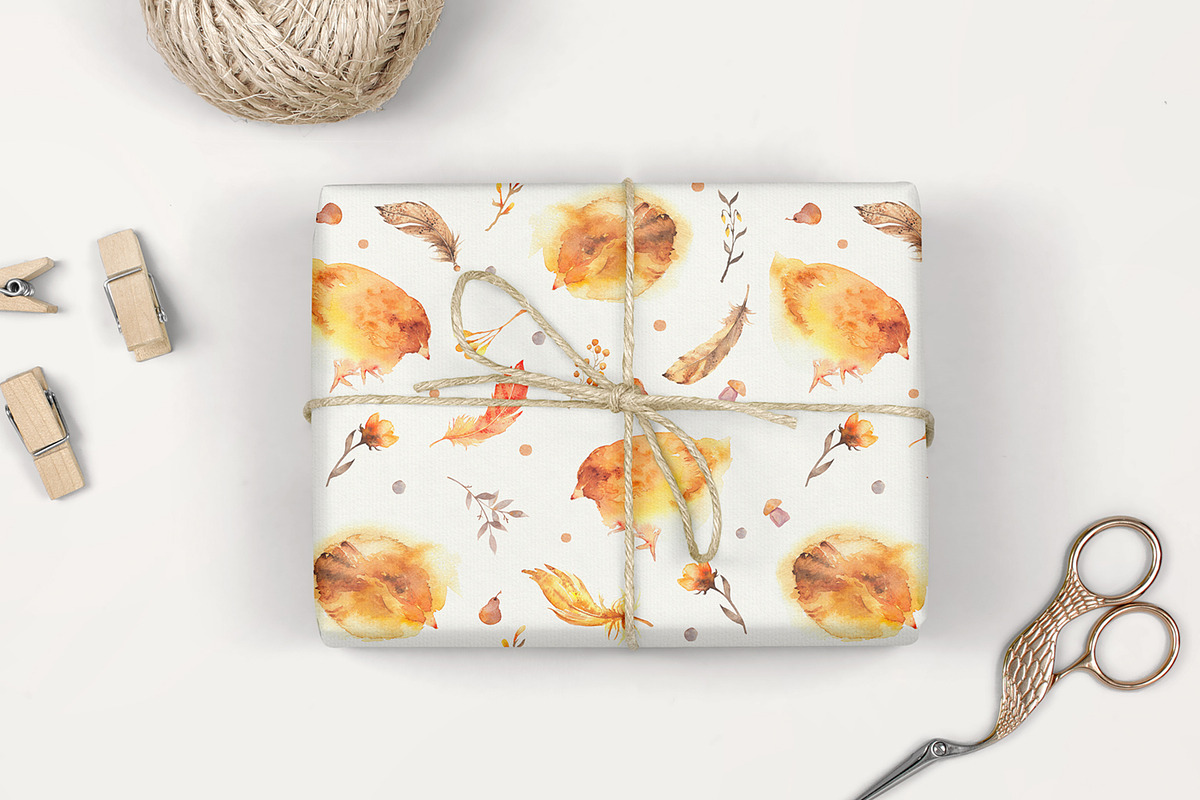 Chicken Seamless Patterns, a Pattern Graphic by Lumitar (Photo 6 of 7)