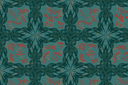 Lobster Meadow Lace Folk, a Pattern Graphic by NayaChu (Thumbnail 3 of 11)