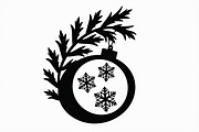 Christmas Ornament Laser Cut Bundle, a Graphic by Creativeshirt (Thumbnail 2 of 16)
