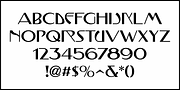 Mucha Nouveau JNL, a Font by Jeff Levine Fonts (Thumbnail 3 of 5)