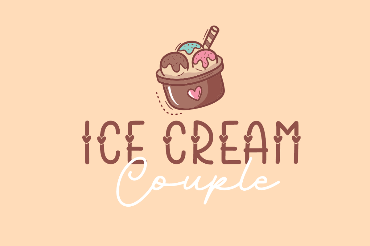 Kiss Muach | 3 font with love, a Script Font by Joko Setiono (Photo 2 of 8)