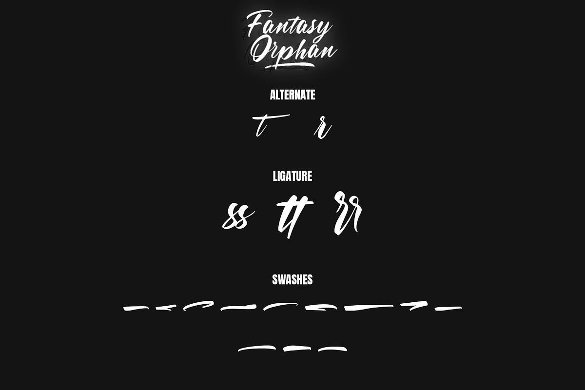 Fantasy Orphan Script, a Script Font by Analogous (Photo 12 of 13)