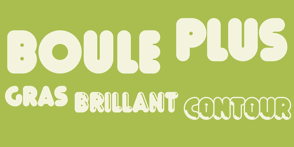 Boule Plus, a Sans Serif Font by ingoFonts (Photo 4 of 7)
