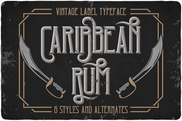 Caribbean Rum Font preview 7
