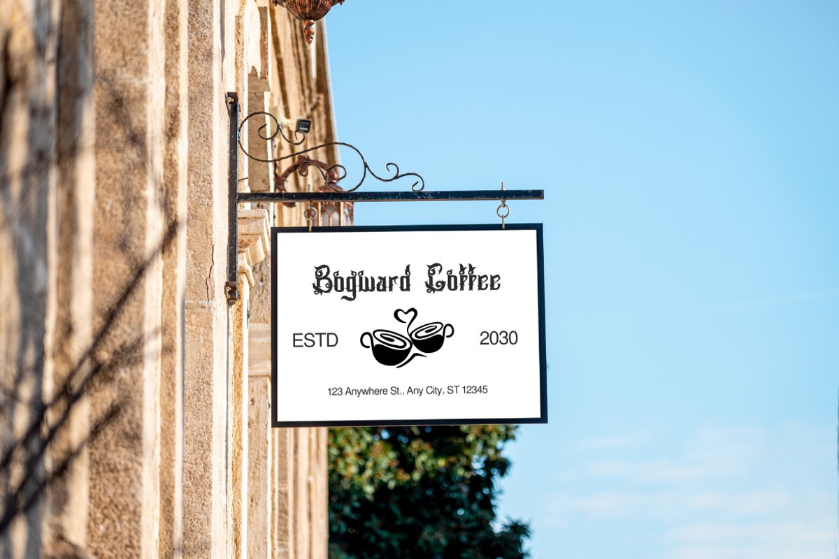 Bogward - Blackletter Font, a Blackletter Font by Dhabee (Photo 14 of 16)