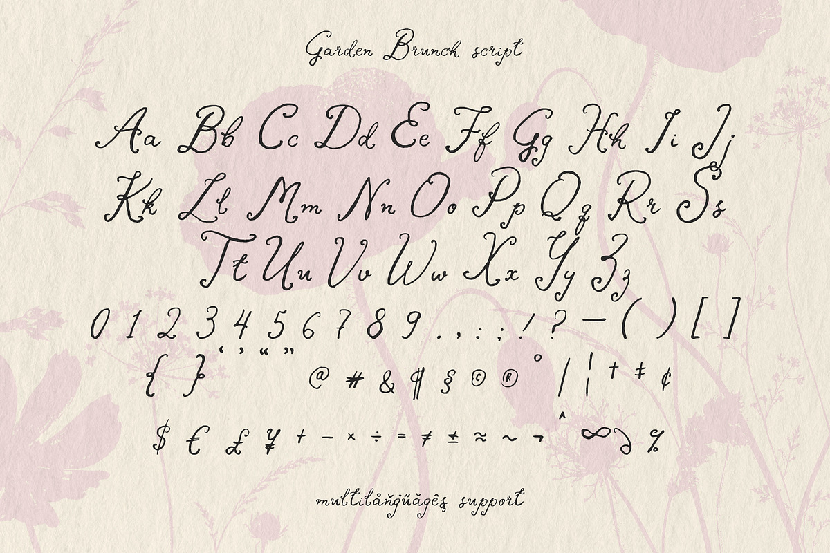 Garden Brunch Script & Sans Duo, a Handwritten Font by BilberryCreates (Photo 10 of 11)