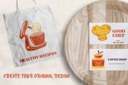 Kitchen tools. Cooking Time. Clipart, an Object Graphic by PawLoveArt (Thumbnail 11 of 12)