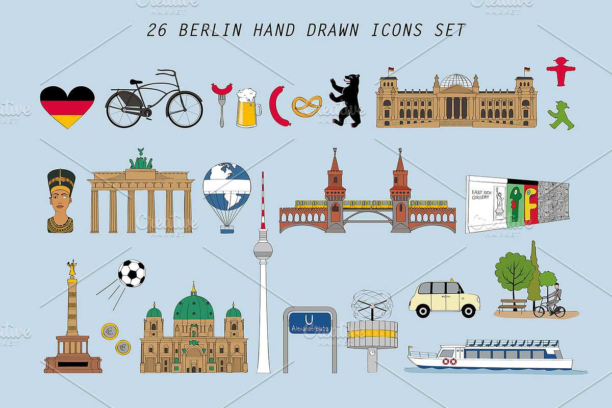 Travel set - Berlin, an Object Graphic by Alina Tsesarskaya (Photo 2 of 5)