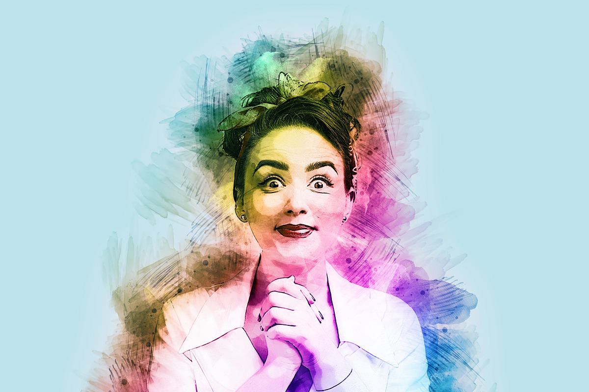 Pro Watercolor Paint, an Action Add-On by MRI STUDIO (Photo 2 of 18)