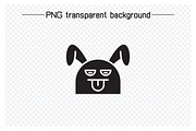 Cute Rabbit Emoticons Set, a Solid Icon by Designfour (Thumbnail 3 of 7)