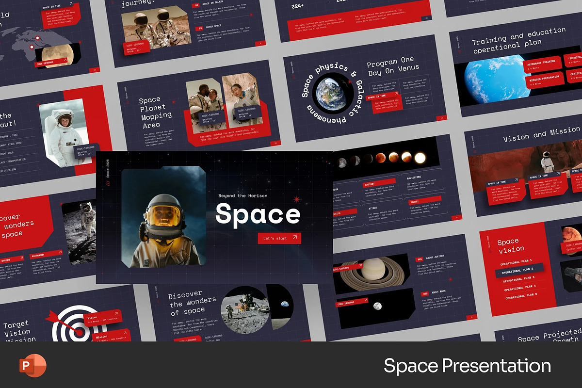 Space Galaxy Powerpoint, a Presentation Template by Fit-tee (Photo 1 of 2)