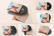 Vinyl Mock-up 5, a Merchandise Mockup by Yogurt86 (Thumbnail 1 of 9)