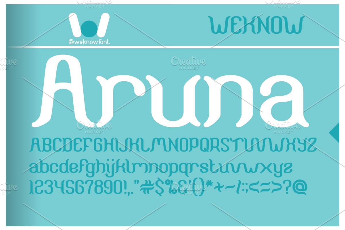 humaira aruna jasmine font, a Font by weknow (Photo 3 of 5)