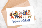 Back to school animals set, an Animal Illustration by Good Studio (Thumbnail 8 of 8)