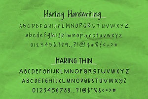 Haring Font Family