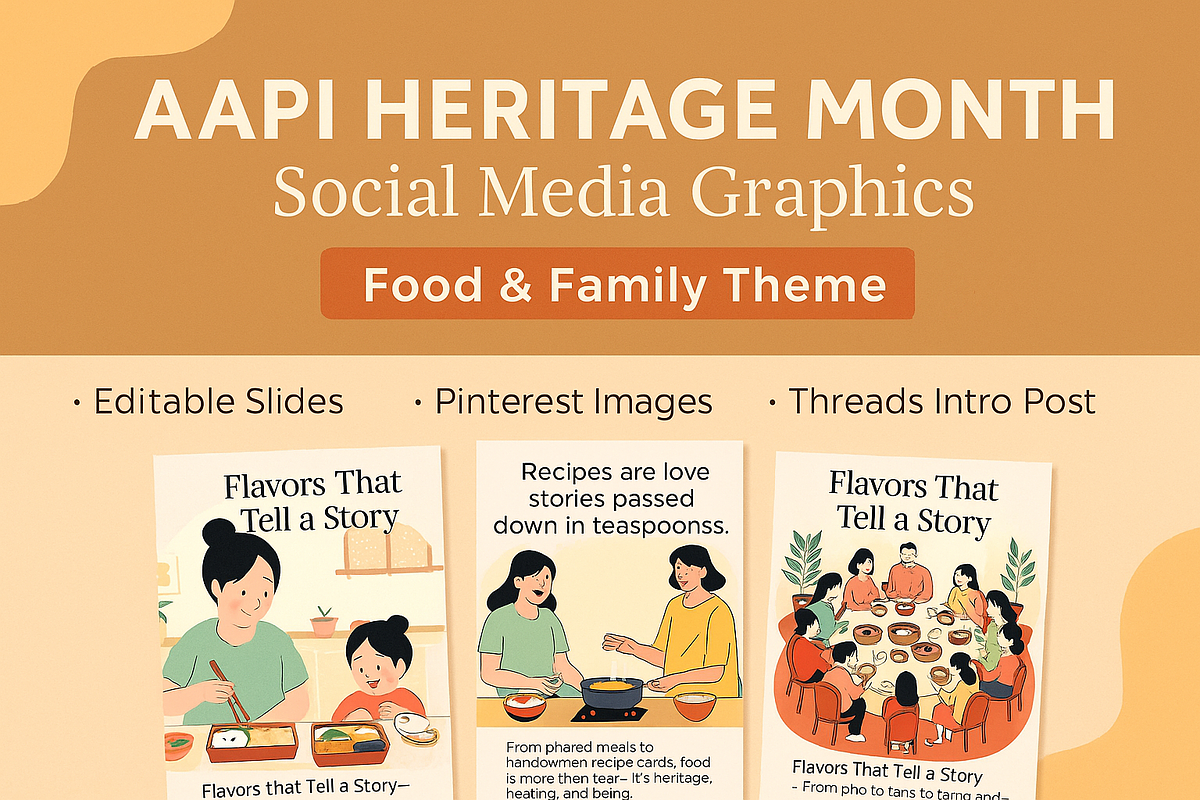 AAPI Heritage Month Social PPT, a Social Media Template by Local Marketing Templates (Photo 6 of 6)