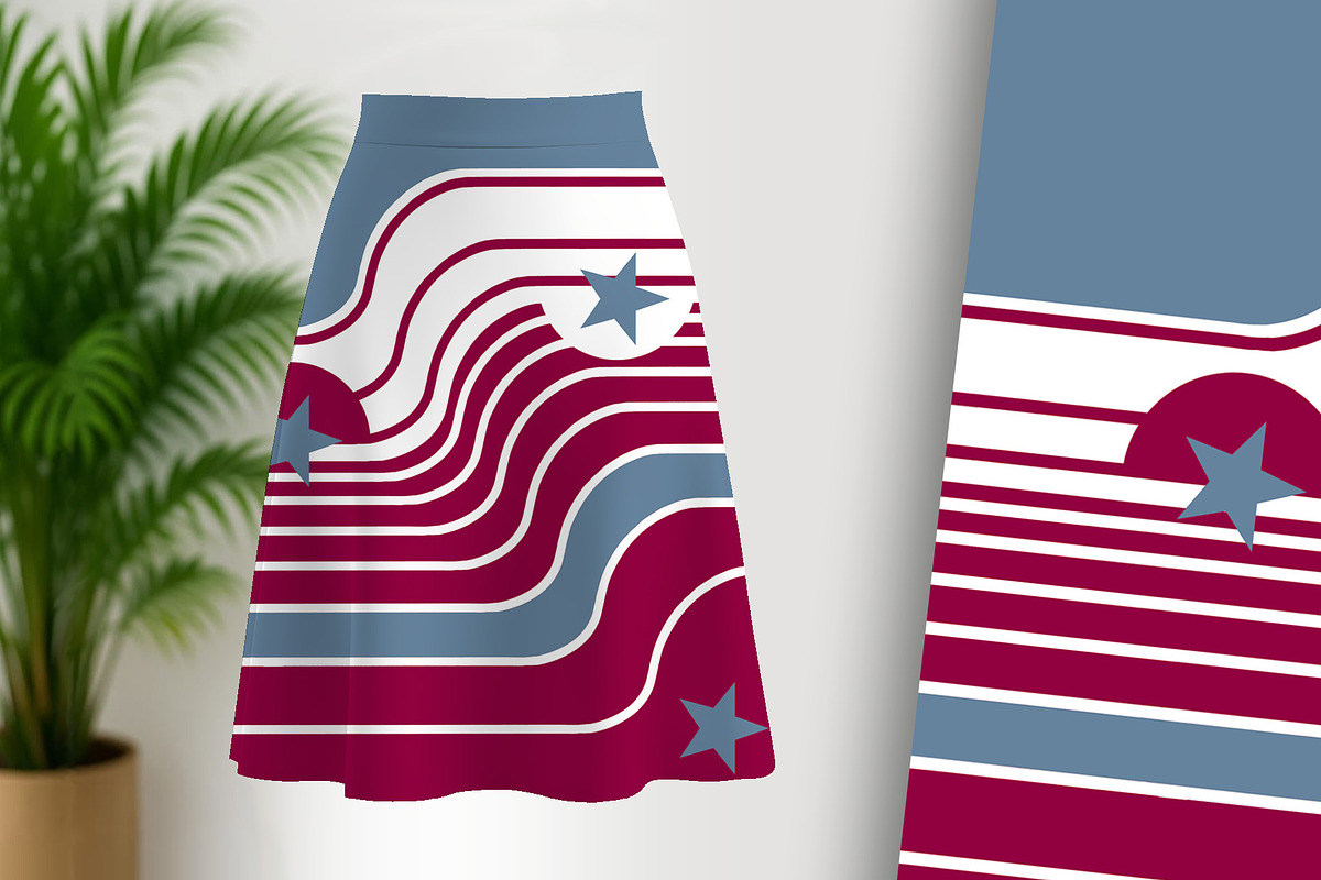 Sporty Wine and Grey Stripe, a Background Graphic by Sharon Schwalbe (Photo 1 of 6)
