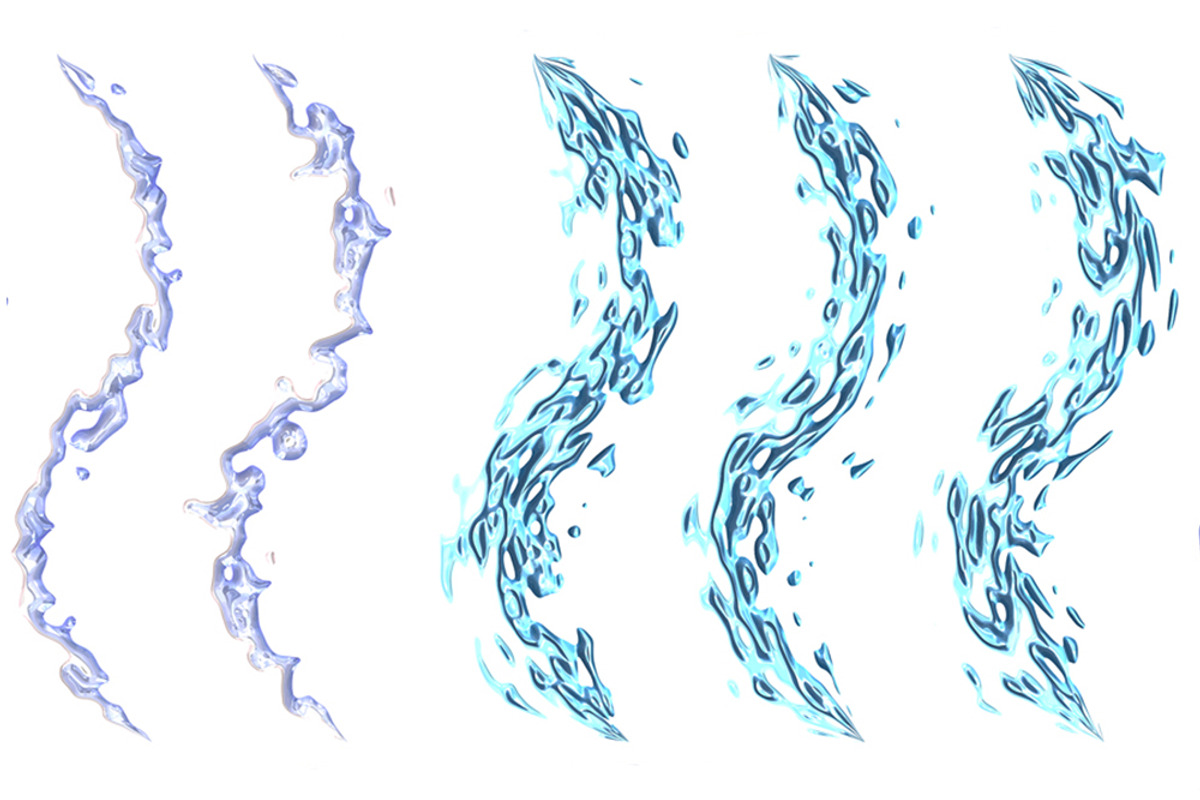 30 Liquid Splash Illustrator  Brushe, a Brush Add-On by Kseniya-Omega (Photo 7 of 8)