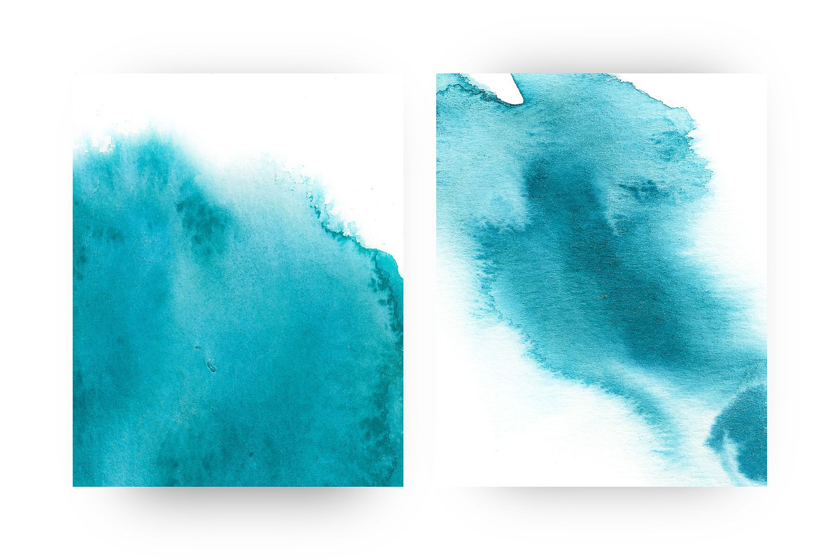 Teal Blue abstract backgrounds, a Texture Graphic by Kolorata Art (Photo 3 of 5)