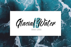 Glacial turbulent water