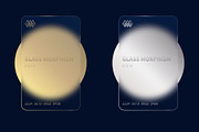 Glassmorphism effect designs, Vector, a Stationery Template by Zimages (Thumbnail 7 of 10)