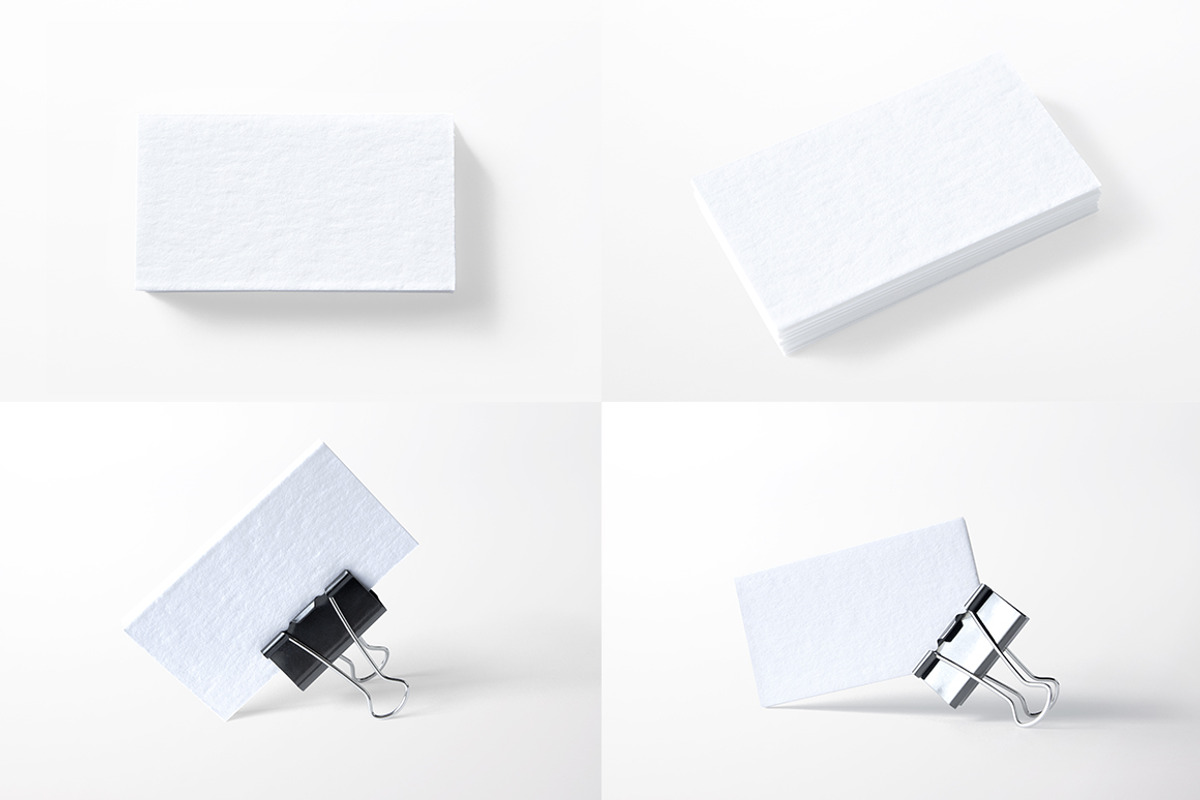 8 Realistic Business Card Mockups, a Print Template by ItemBridge (Photo 5 of 5)
