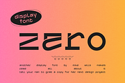 MWM Zero, a Sans Serif Font by mikewillsmakes (Thumbnail 1 of 5)