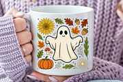 Cute Fall Ghost Sublimation, Autumn, a Seasonal Illustration by Rose Art (Thumbnail 6 of 6)