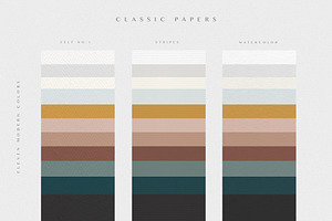 Paper Textures In Modern Colors