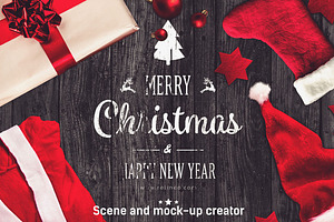 Christmas Scene /Mock-up Creator #2