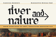 Classical Garments Font, a Blackletter Font by 177Studio (Thumbnail 2 of 9)