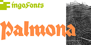Palmona, a Blackletter Font by ingoFonts (Thumbnail 1 of 10)
