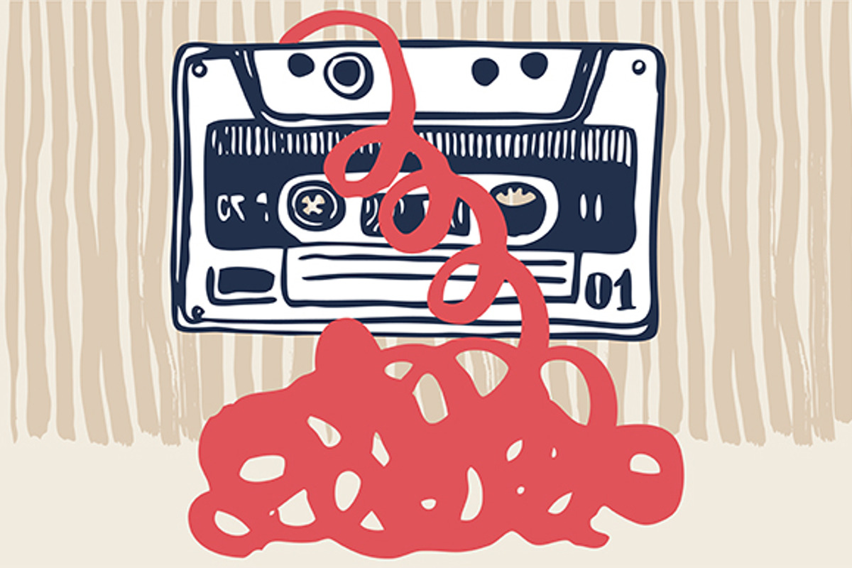 Old tapes, an Illustration by Tanya Akhmett (Photo 9 of 9)