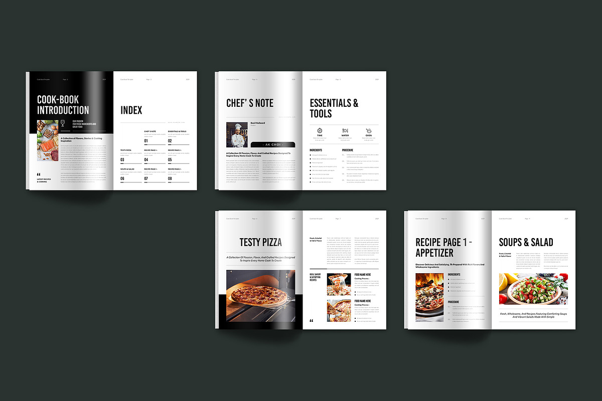 Cookbook Template, a Brochure Template by Spark_Creative (Photo 9 of 12)