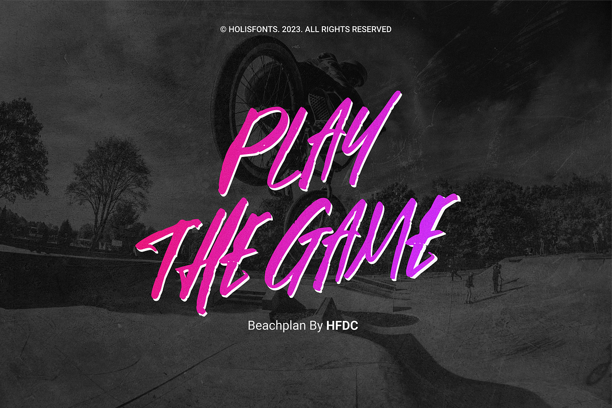 Beachplan Script, a Script Font by 24Design Studios (Photo 5 of 7)