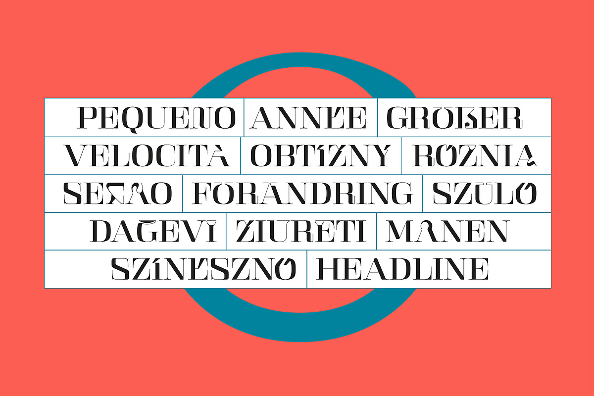 Kalender, a Serif Font by Gurup Stüdyo (Photo 14 of 14)