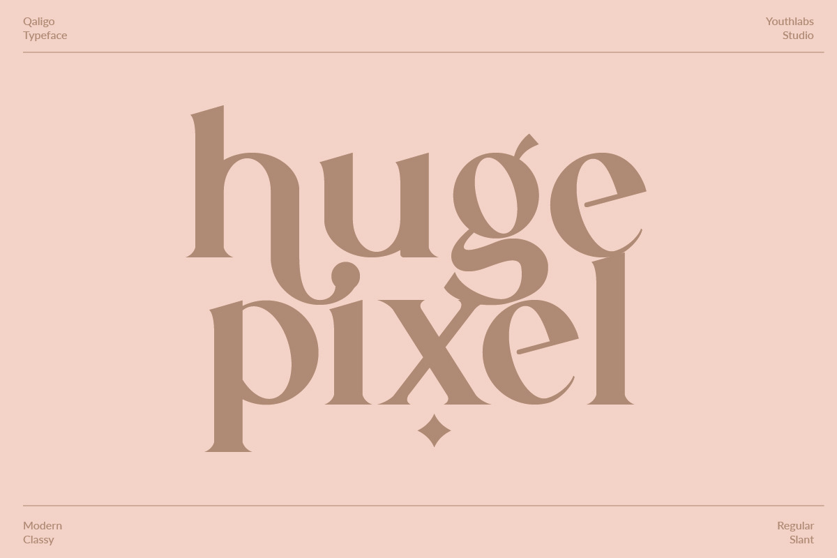 Qaligo | Elegant Serif Font, a Serif Font by Youthlabs Studio (Photo 8 of 18)